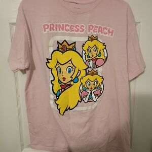 Nintendo Princess Peach Pink Short Sleeve Tee